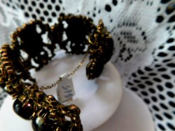 wide black oval bracelet c3